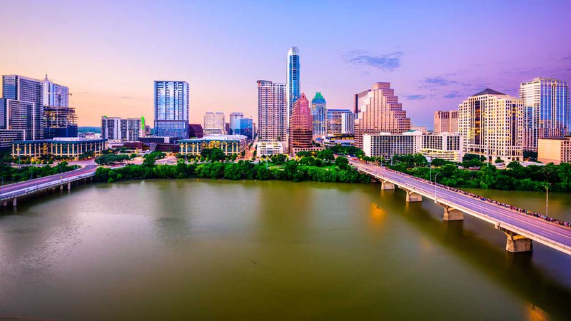View on popular buildings according to Austin real estate trends 